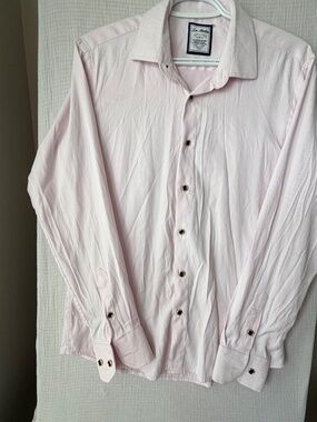 J. m. Marlin Slim Fit Dress Shirt Sz 39/40 Med